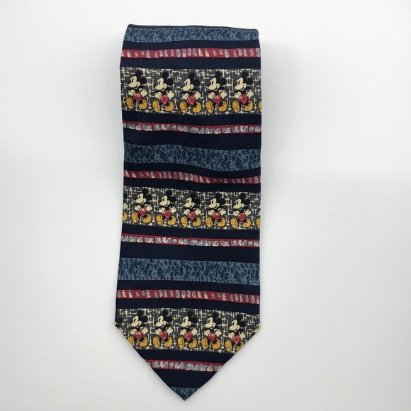100% Silk Mickey Mouse Tie - Picture 1 of 9